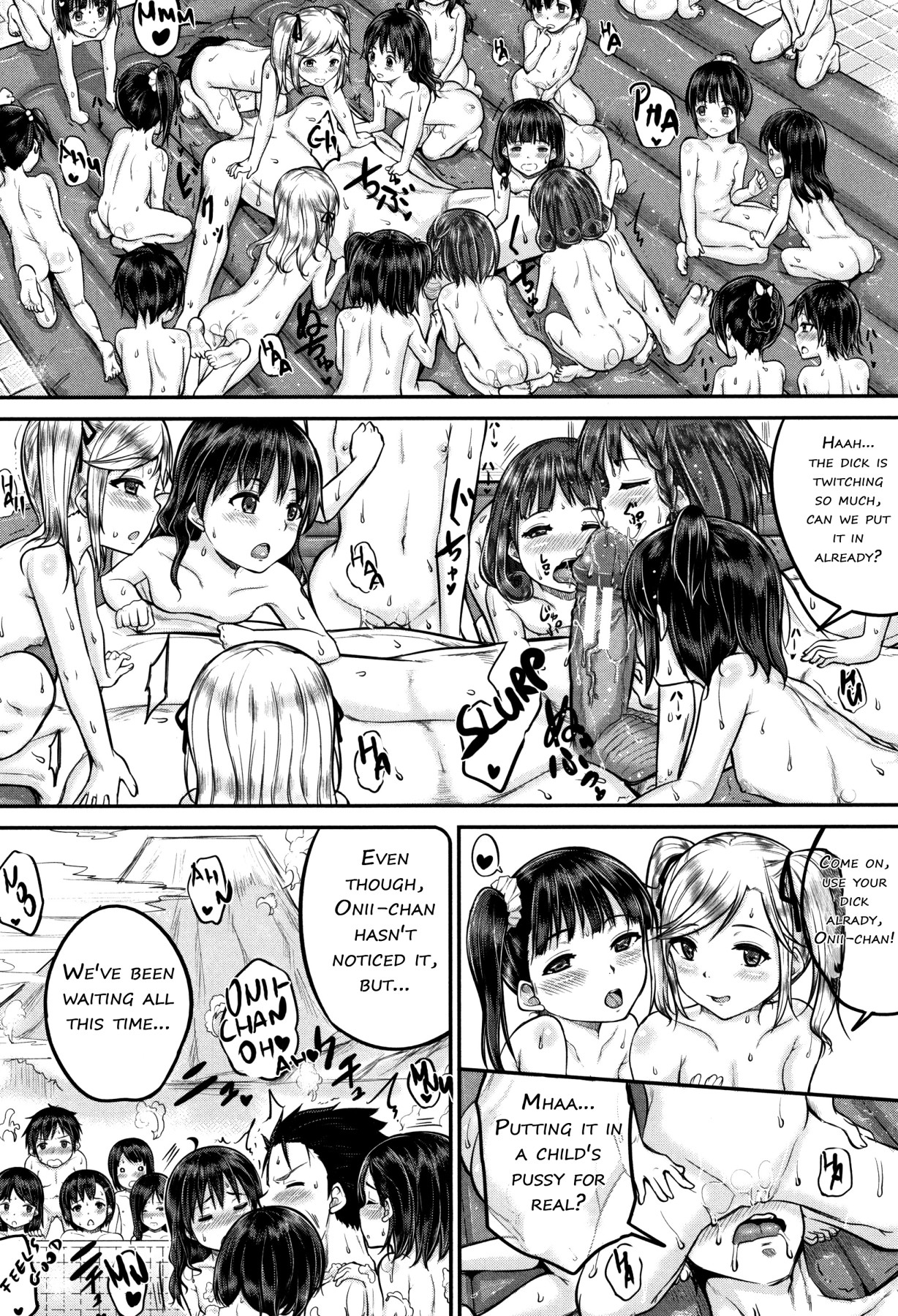 Hentai Manga Comic-Take Home Loli Bath-Read-24